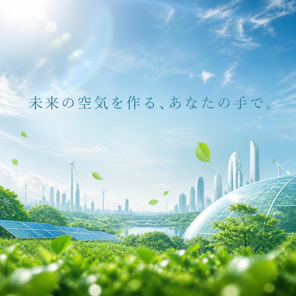 未来の空気を作る、あなたの手で。