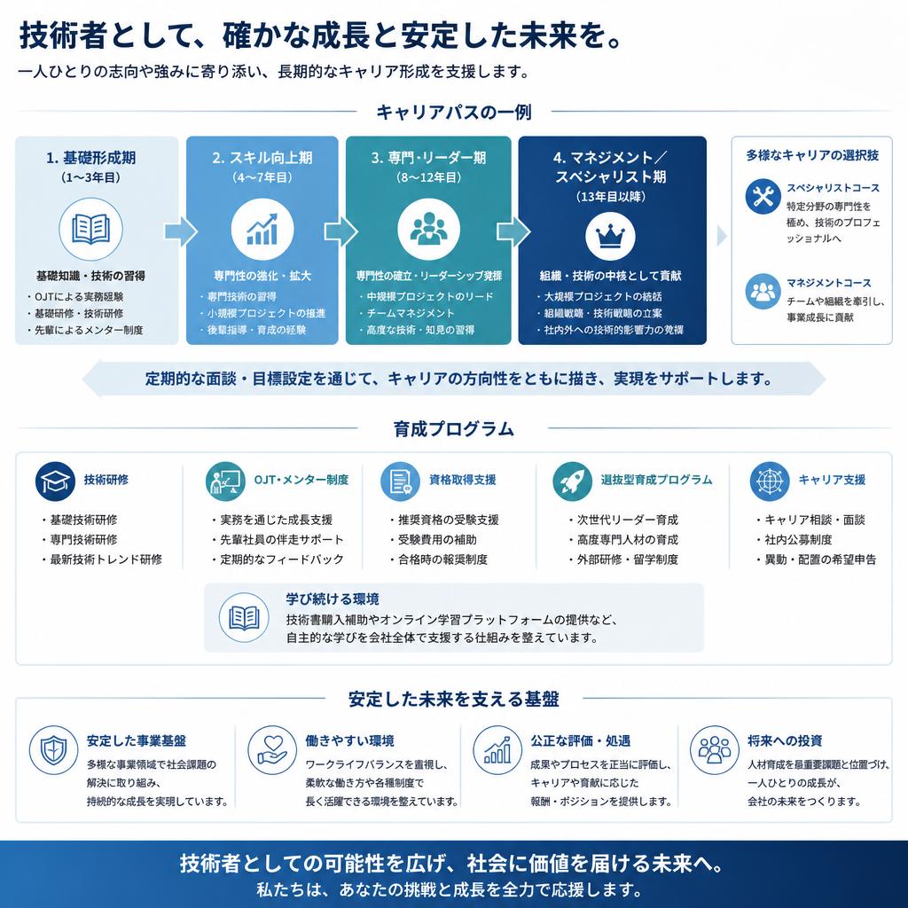 5. 成長できるキャリアパス