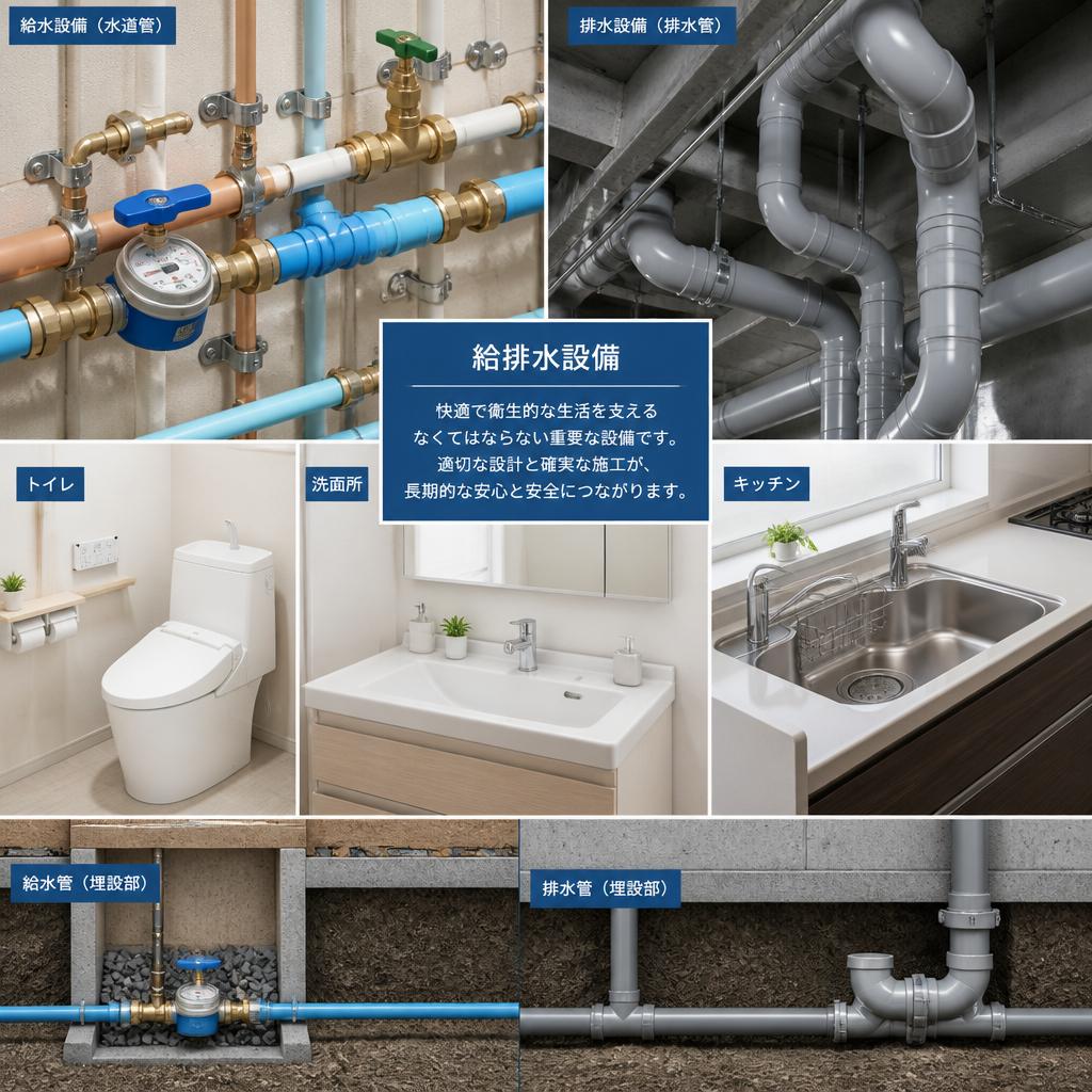 給排水設備の種類