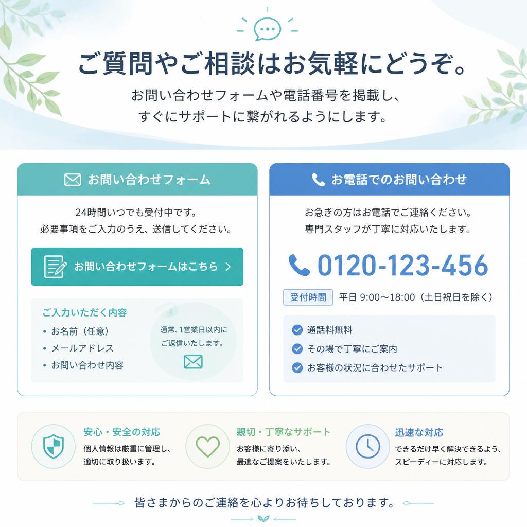 お問い合わせはこちらから