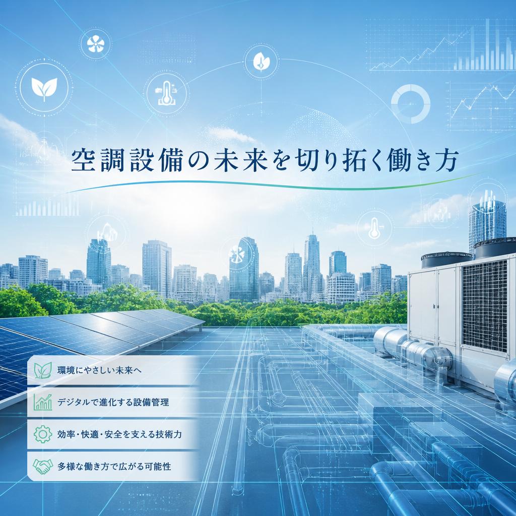 空調設備の未来を切り拓く働き方