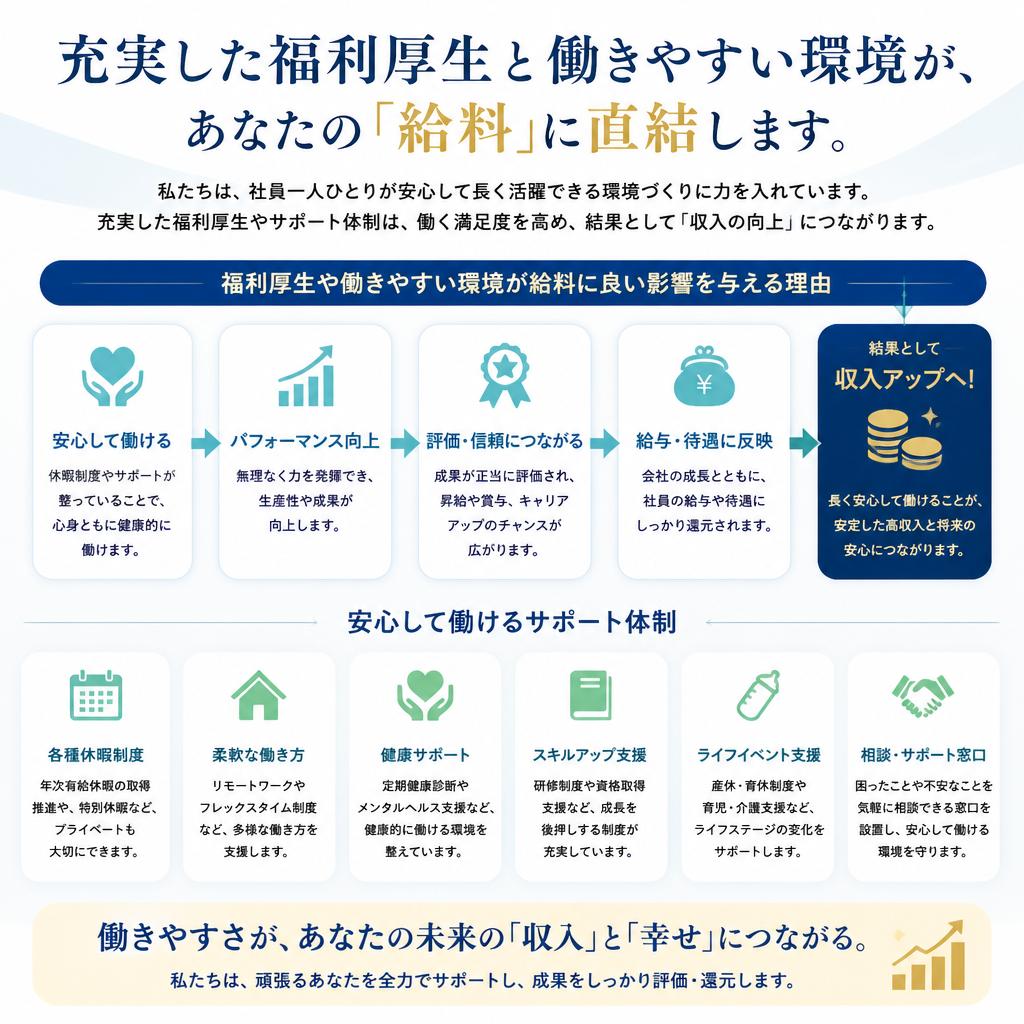福利厚生と働きやすさ