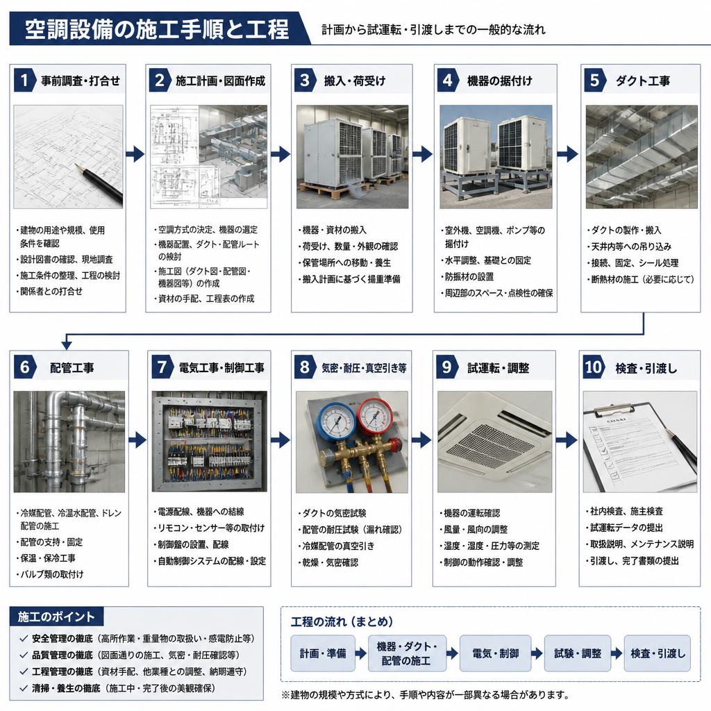 施工の流れ