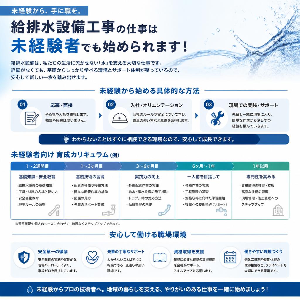 未経験からのスタート
