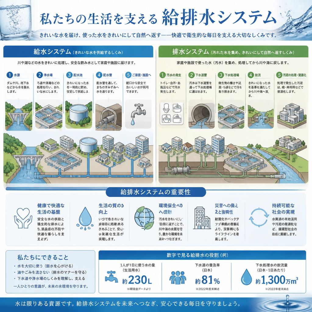 給排水システムの重要性