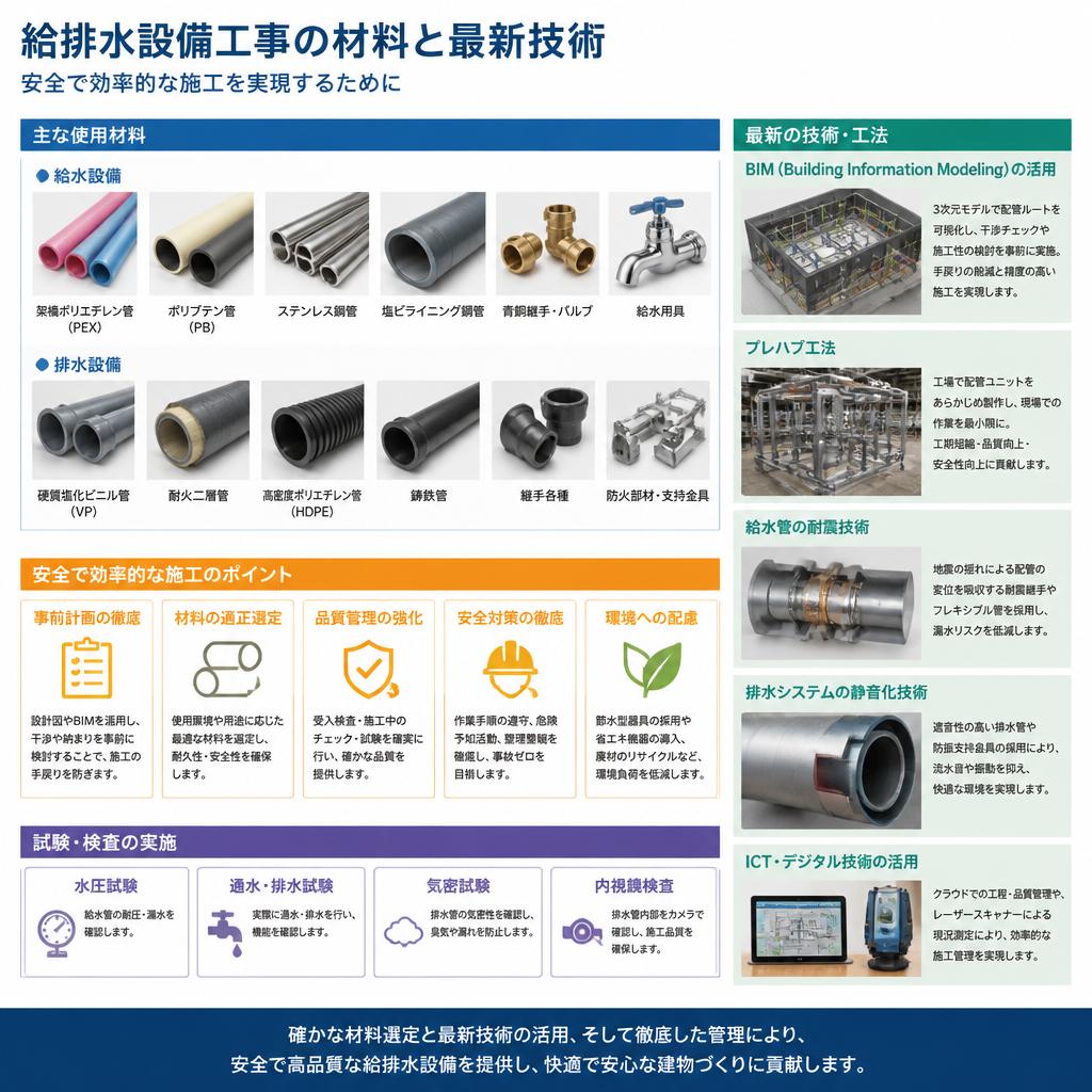 使用する材料と技術