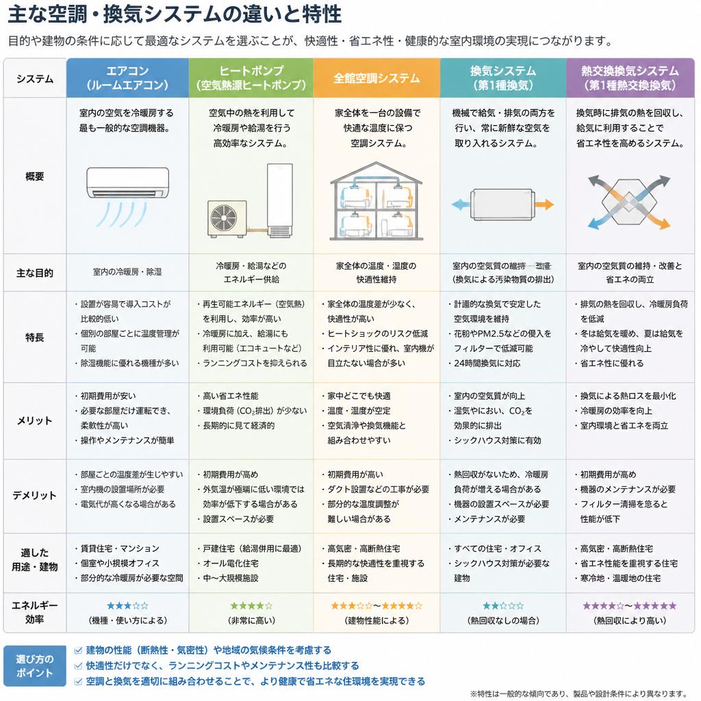 2. 空調システムの種類